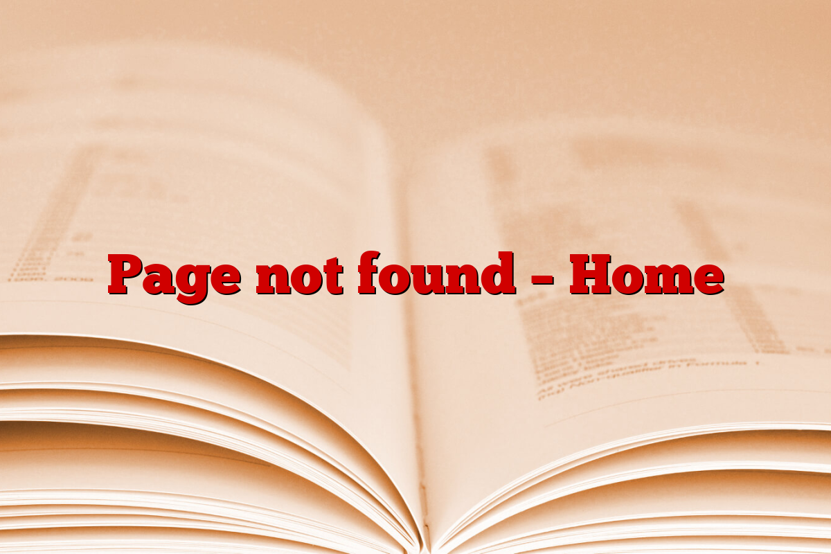 Page not found – Home