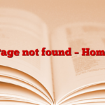 Page not found – Home