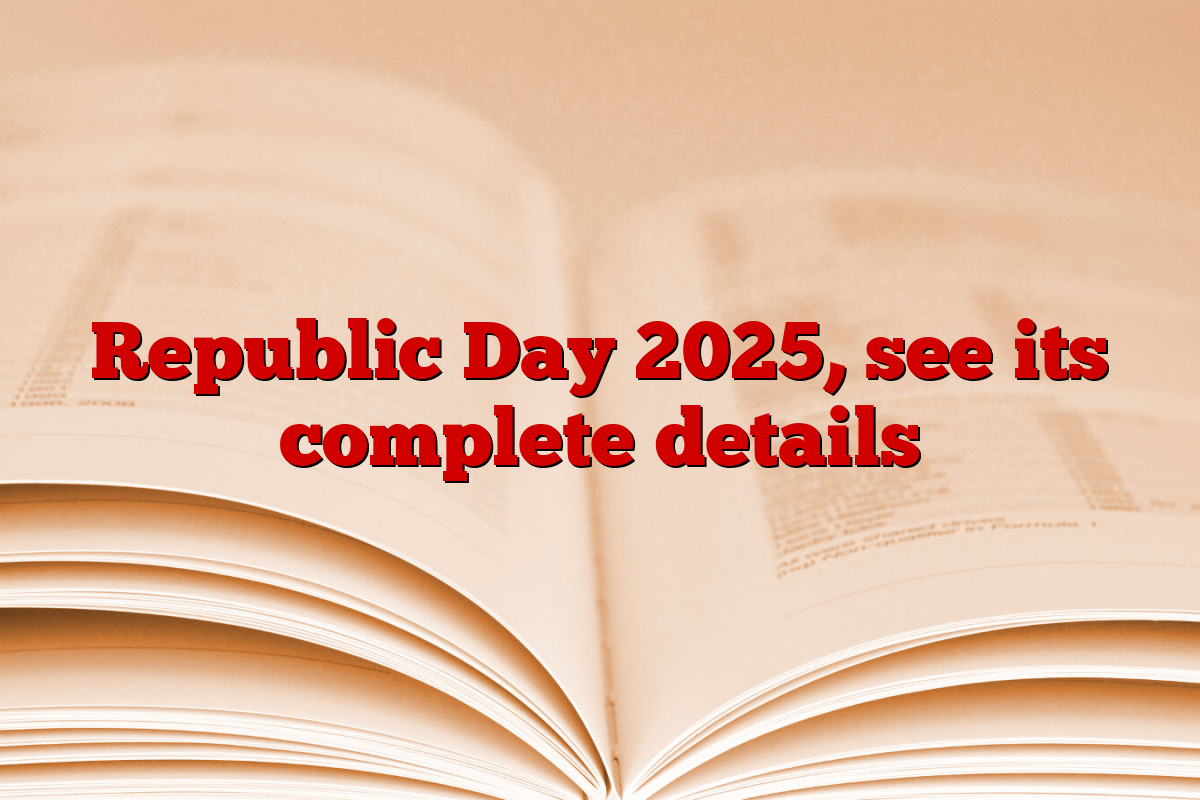 Republic Day 2025, see its complete details