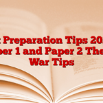 Rit Preparation Tips 2025, Paper 1 and Paper 2 Theme War Tips