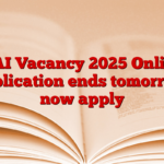 SAI Vacancy 2025 Online application ends tomorrow, now apply