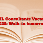 SAIL Consultants Vacancy 2025: Walk-in tomorrow