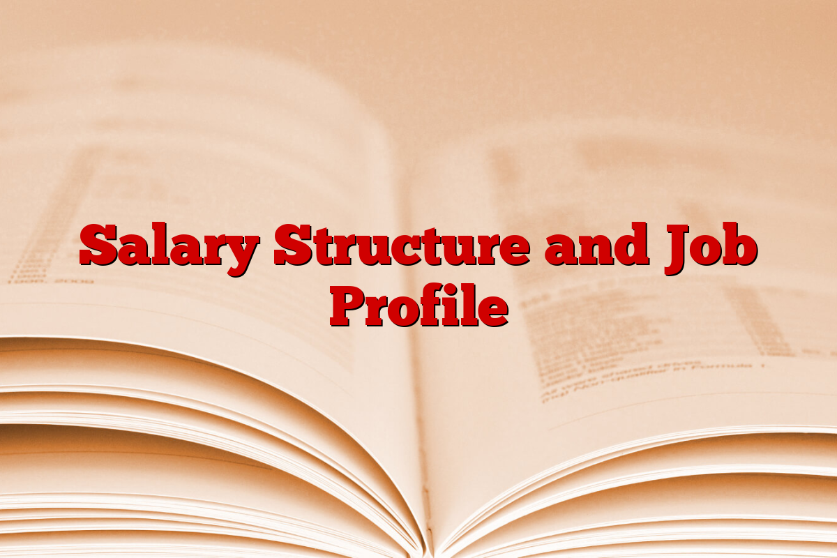 Salary Structure and Job Profile