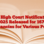 TS High Court Notification 2025 Released for 1673 Vacancies for Various Posts