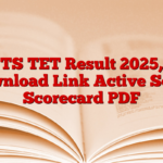 TS TET Result 2025, Download Link Active Soon, Scorecard PDF