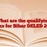 What are the qualifying marks for Bihar DELED 2025?