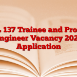 BEL 137 Trainee and Project Engineer Vacancy 2025 Application