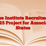 Bose Institute Recruitment 2025 Project for Associate Status