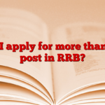 Can I apply for more than one post in RRB?