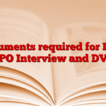 Documents required for IBPS PO Interview and DV