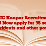 ESIC Kanpur Recruitment 2025 Now apply for 35 senior residents and other posts