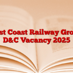 East Coast Railway Group D&C Vacancy 2025