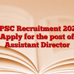 GPSC Recruitment 2025 Apply for the post of Assistant Director