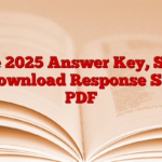 Gate 2025 Answer Key, Steps to Download Response Sheet PDF