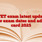 HTET exam latest update: new exam dates and admit card 2025