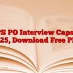 IBPS PO Interview Capsule 2025, Download Free PDF