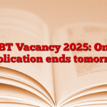 IDRBT Vacancy 2025: Online application ends tomorrow