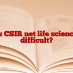 Is CSIR net life science difficult?