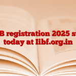 JAIIB registration 2025 starts today at Iibf.org.in