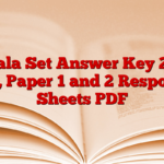 Kerala Set Answer Key 2025 Out, Paper 1 and 2 Response Sheets PDF