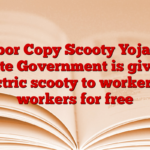 Labor Copy Scooty Yojana: State Government is giving electric scooty to workers of workers for free