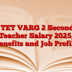 MP TET VARG 2 Secondary Teacher Salary 2025, Benefits and Job Profile