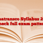 Mahatransco Syllabus 2025, check full exam pattern