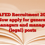 NAFED Recruitment 2025 Now apply for general managers and manager (legal) posts