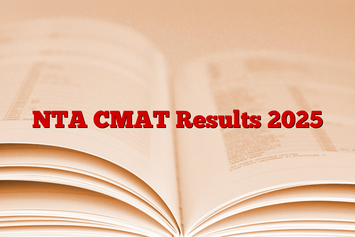 NTA CMAT Results 2025