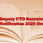 SBI Deputy CTO Recruitment Notification 2025 Out