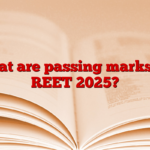 What are passing marks for REET 2025?