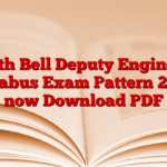 With Bell Deputy Engineer Syllabus Exam Pattern 2025, now Download PDF