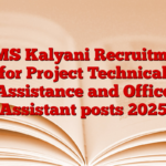 AIMS Kalyani Recruitment for Project Technical Assistance and Office Assistant posts 2025