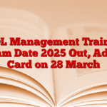 BDL Management Trainee Exam Date 2025 Out, Admit Card on 28 March