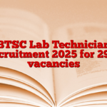 BTSC Lab Technician Recruitment 2025 for 2969 vacancies