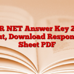 CSIR NET Answer Key 2025 Out, Download Response Sheet PDF