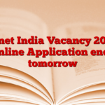 Ernet India Vacancy 2025 Online Application ends tomorrow