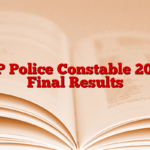 MP Police Constable 2023 Final Results