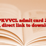 MPPKVVCL admit card 2025 out, direct link to download