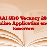 TRAI SRO Vacancy 2025 Online Application ends tomorrow