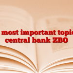 The most important topic for central bank ZBO