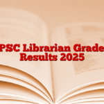 RPSC Librarian Grade 2 Results 2025