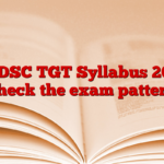 AP DSC TGT Syllabus 2025, check the exam pattern