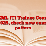 BEML ITI Trainee Course 2025, check new exam pattern