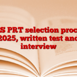 KVS PRT selection process 2025, written test and interview