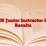 RSSB Junior Instructor 2024 Results