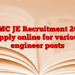 KDMC JE Recruitment 2025, Apply online for various engineer posts