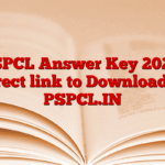 PSPCL Answer Key 2025, Direct link to Download to PSPCL.IN