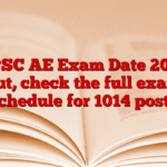 RPSC AE Exam Date 2025 out, check the full exam schedule for 1014 posts