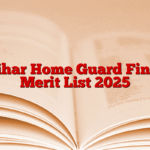Bihar Home Guard Final Merit List 2025